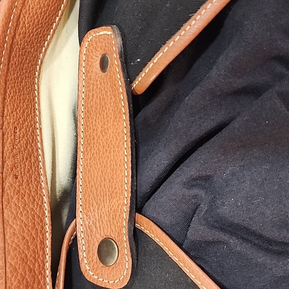 Vintage Les Migrateur's Made In Paris France Leather Weekender Bag - Picture 9 of 15